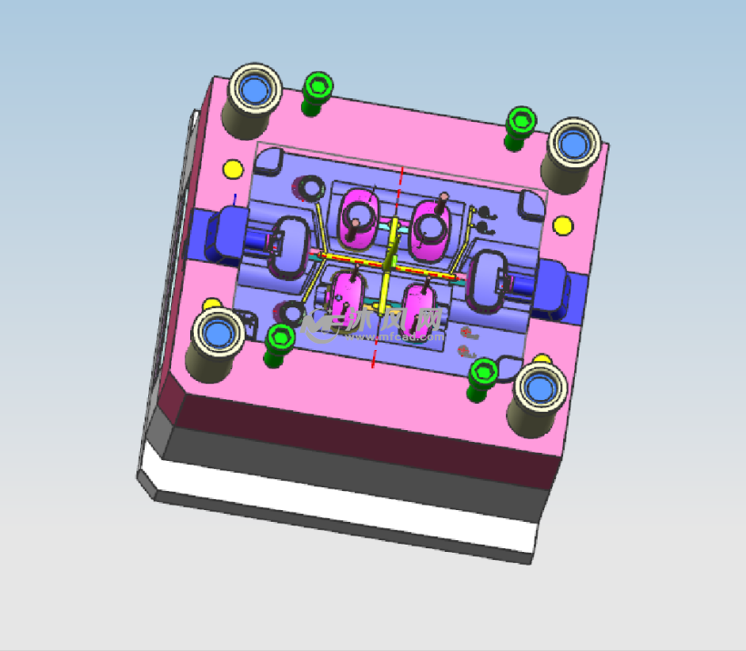 模具設(shè)計圖紙 一模多腔復(fù)雜結(jié)構(gòu)的創(chuàng)新實踐